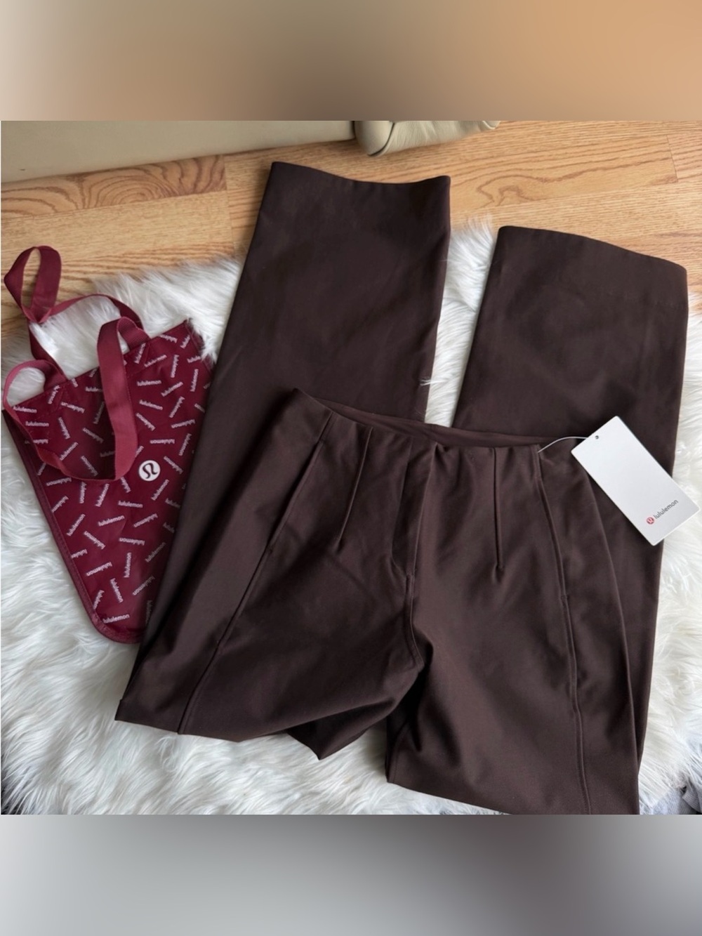 lululemon athletica Wide-Leg Pants — Dark Brown - Picture 3 of 5